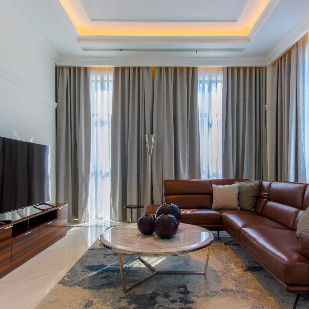 Taman dalam ruangan premium di Le Parc Residence