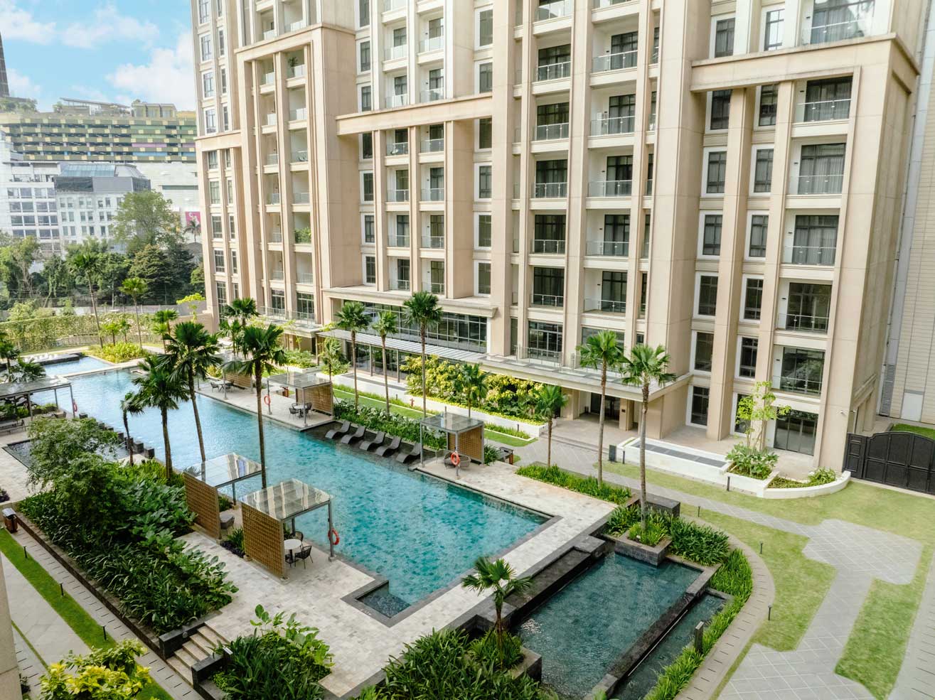 Central Jakarta with a calmer residential atmosphere